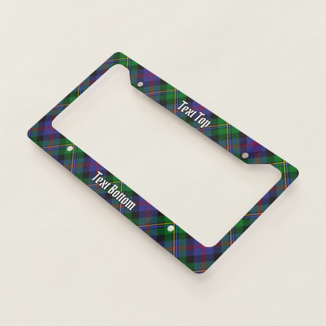Clan Malcolm Tartan License Plate Frame (3/4)