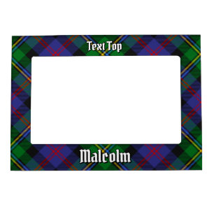 Clan Malcolm Tartan Magnetic Frame