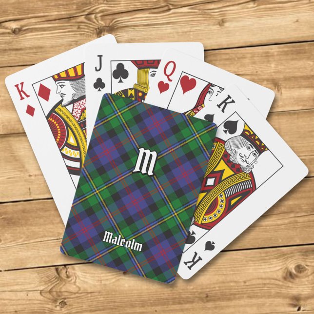 Clan Malcolm Tartan Poker Cards (Creator Uploaded)