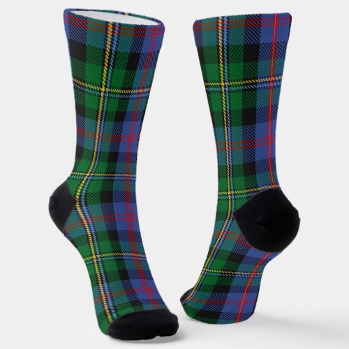 Clan Malcolm Tartan Socks