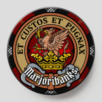 Clan Marjoribanks Crest over Tartan PopSocket