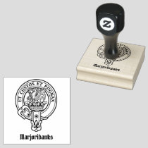 Clan Marjoribanks Crest Rubber Stamp