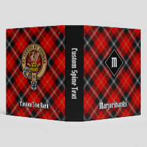 Clan Marjoribanks Tartan 3 Ring Binder