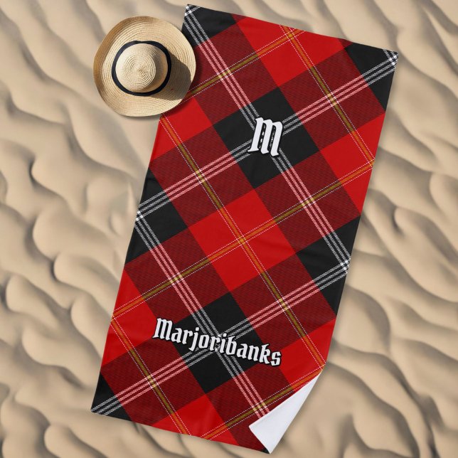 Clan Marjoribanks Tartan Beach Towel (Creator Uploaded)