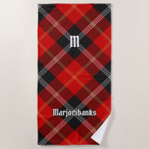 Clan Marjoribanks Tartan Beach Towel