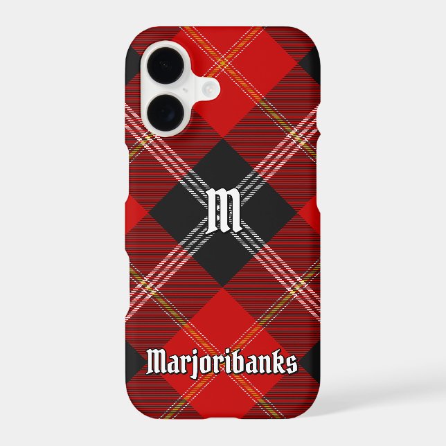 Clan Marjoribanks Tartan Case-Mate iPhone Case (Back)