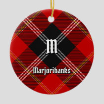 Clan Marjoribanks Tartan Ceramic Ornament