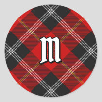 Clan Marjoribanks Tartan Classic Round Sticker