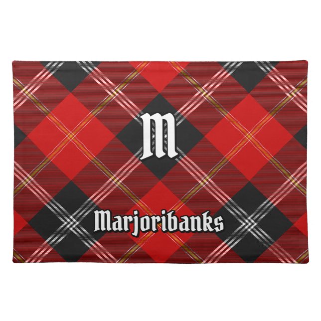 Clan Marjoribanks Tartan Cloth Placemat (Front)