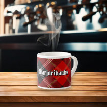 Clan Marjoribanks Tartan Espresso Cup