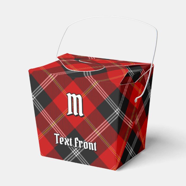 Clan Marjoribanks Tartan Favor Boxes (Front Side)