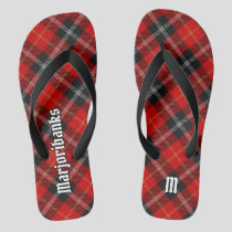 Clan Marjoribanks Tartan Flip Flops