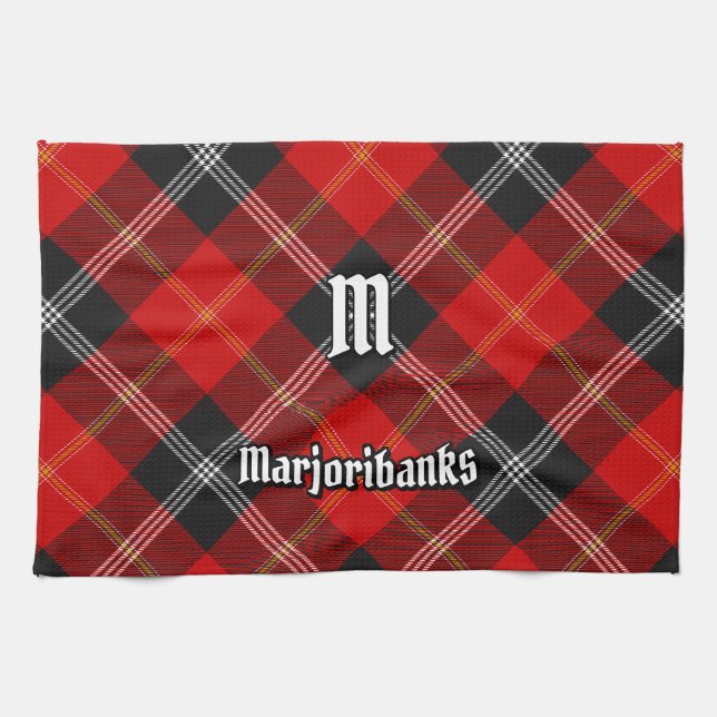 Clan Marjoribanks Tartan Kitchen Towel (Horizontal)
