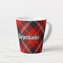 Clan Marjoribanks Tartan Latte Mug