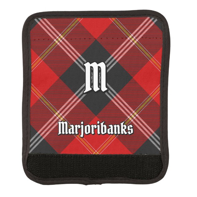 Clan Marjoribanks Tartan Luggage Handle Wrap (Front)
