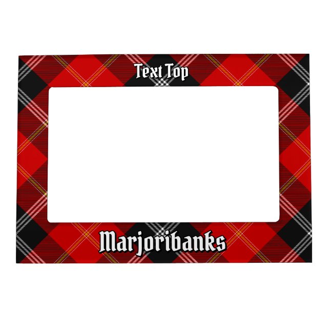 Clan Marjoribanks Tartan Magnetic Frame (Front)