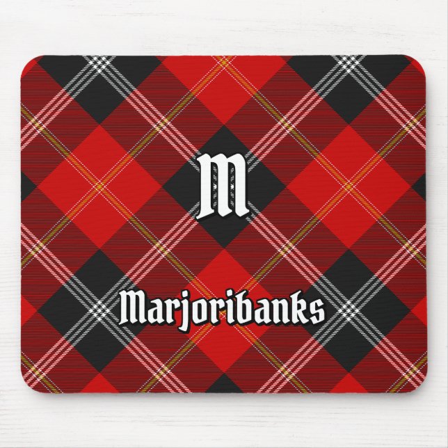 Clan Marjoribanks Tartan Mouse Pad (Front)