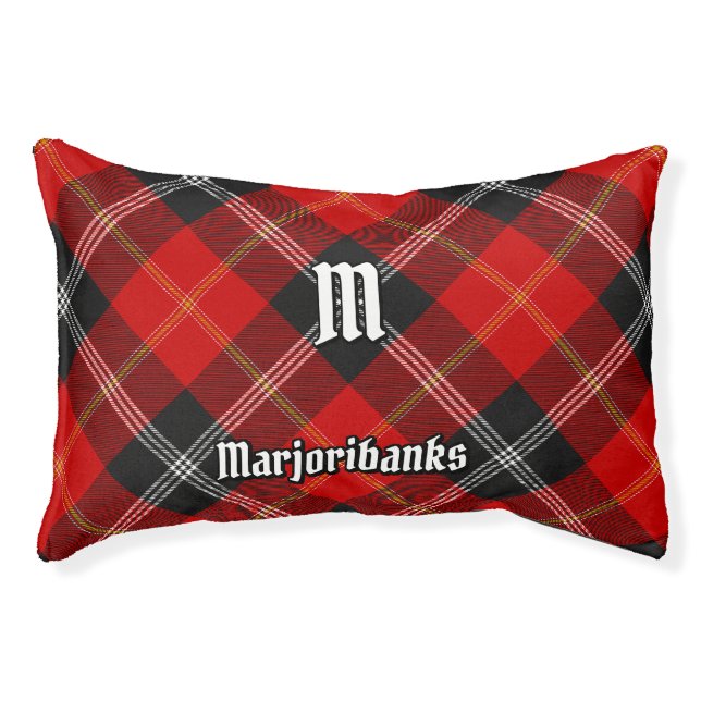 Clan Marjoribanks Tartan Pet Bed (Front)