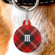Clan Marjoribanks Tartan Pet ID Tag