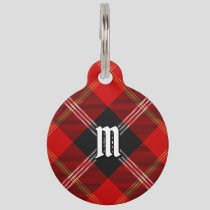 Clan Marjoribanks Tartan Pet ID Tag