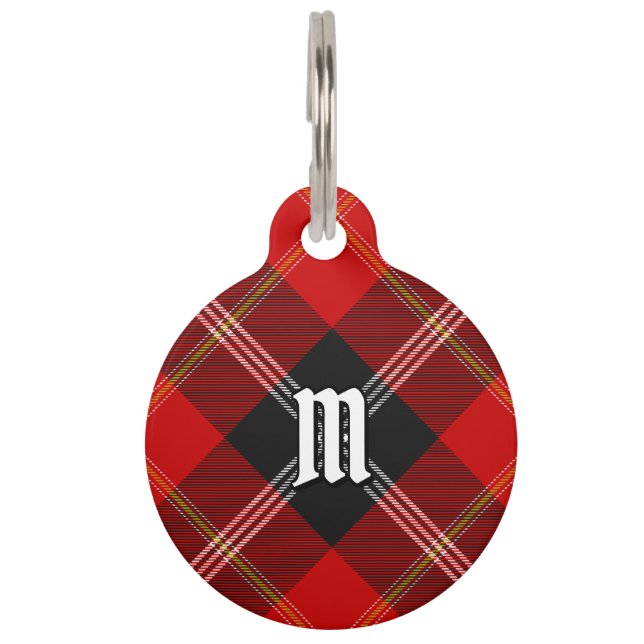 Clan Marjoribanks Tartan Pet ID Tag (Front)