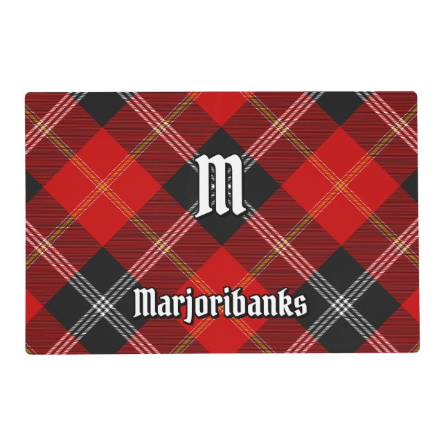 Clan Marjoribanks Tartan Placemat (Front)