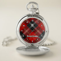 Clan Marjoribanks Tartan Pocket Watch