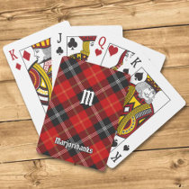 Clan Marjoribanks Tartan Poker Cards