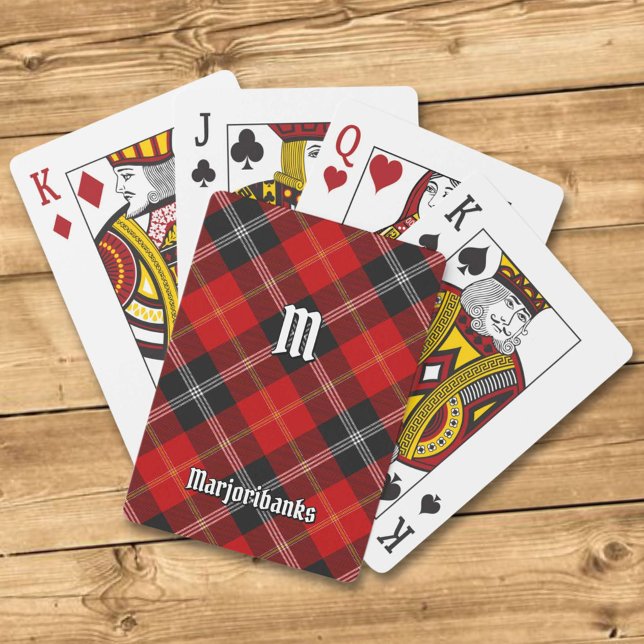 Clan Marjoribanks Tartan Poker Cards (Creator Uploaded)