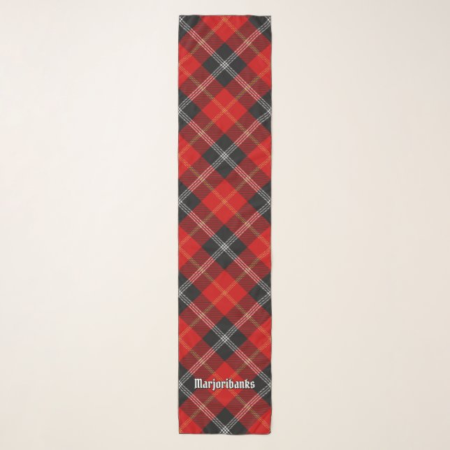 Clan Marjoribanks Tartan Scarf (Front)