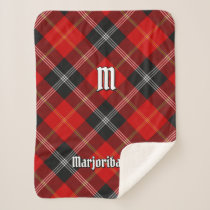 Clan Marjoribanks Tartan Sherpa Blanket