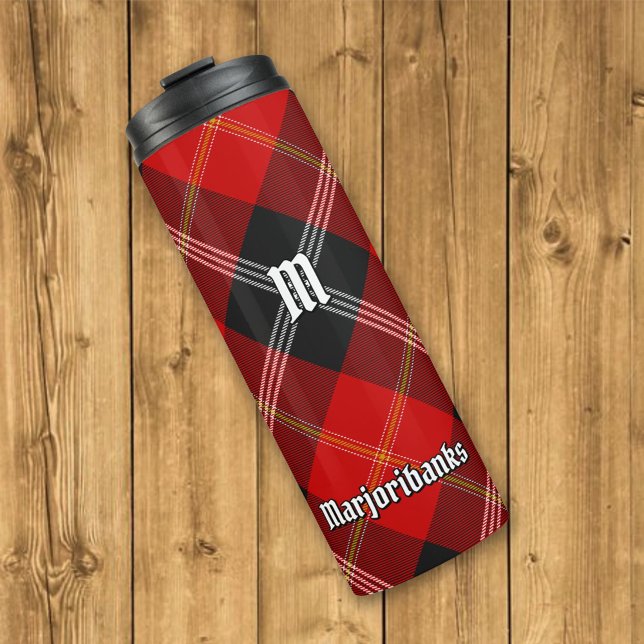 Clan Marjoribanks Tartan Thermal Tumbler (Creator Uploaded)