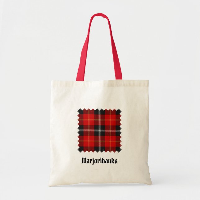 Clan Marjoribanks Tartan Tote Bag (Front)