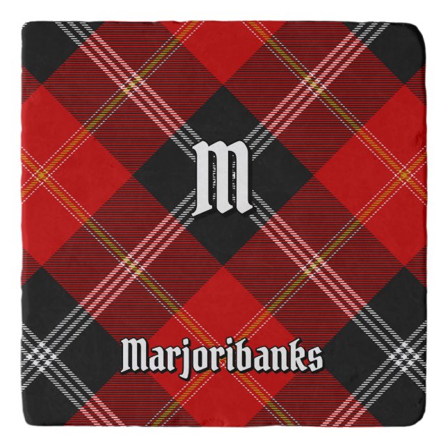 Clan Marjoribanks Tartan Trivet (Front)