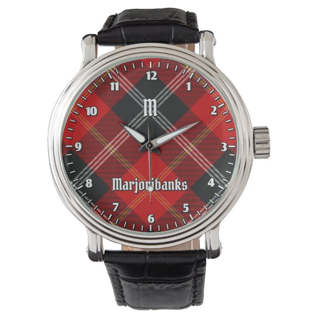 Clan Marjoribanks Tartan Watch (Front)