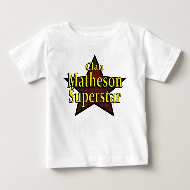 Clan Matheson Superstar Infant T-Shirt (Front)