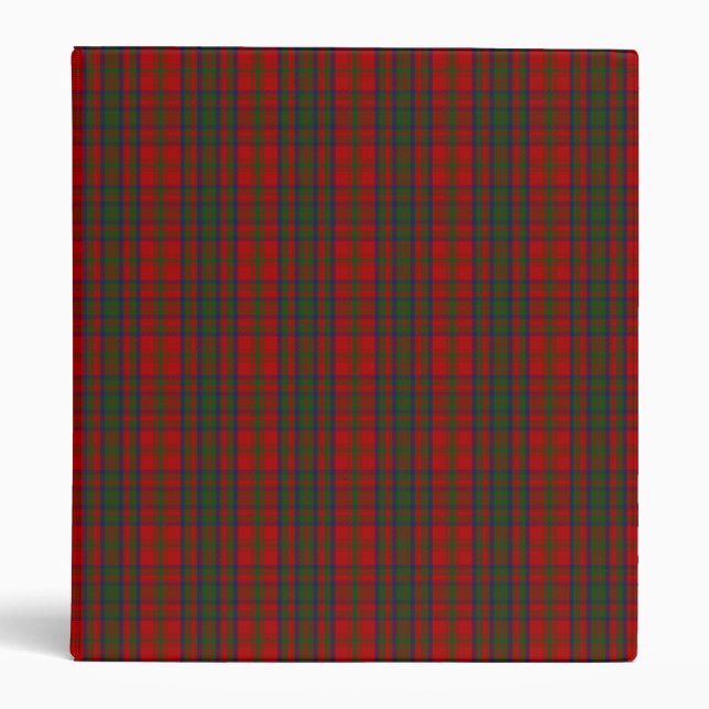 Clan Matheson Tartan 3 Ring Binder (Front)