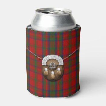 Clan Matheson Tartan And Sporran Can Cooler by thecelticflame at Zazzle