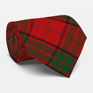 Clan Maxwell Letter M Monogram Tartan Neck Tie