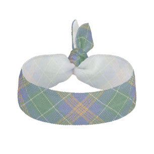 Clan McAuliffe Irish Accents Blue Green Tartan Elastic Hair Tie
