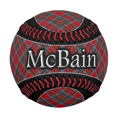 Clan McBain MacBain Scottish Dream Tartan Baseball