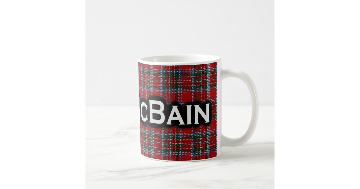 Clan Mcbain Macbain Tartan Scottish Coffee Mug Zazzle Com
