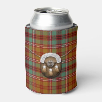 Clan Mccall Tartan And Sporran Can Cooler by thecelticflame at Zazzle