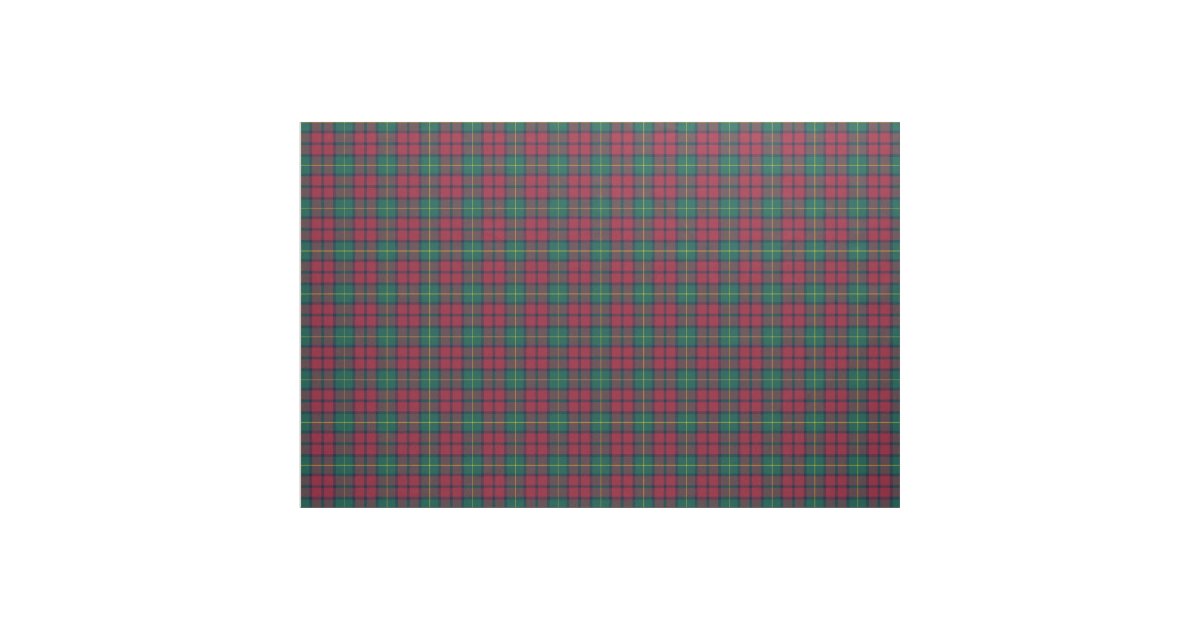 Morrison Green Modern Lightweight Tartan Fabric