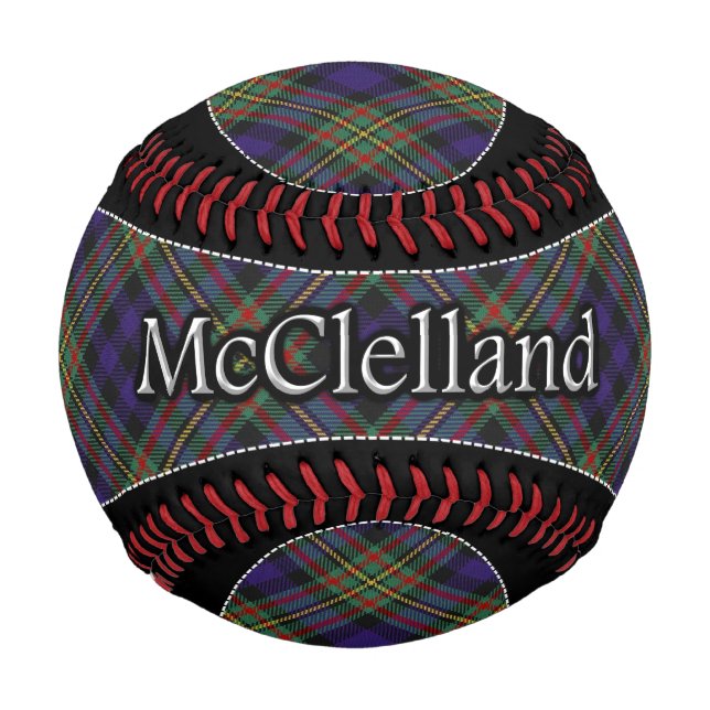 Clan McClelland MacLellan Scottish Dream Tartan Baseball (Front)