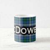 Clan McDowell Tartan Scottish Coffee Mug (Center)