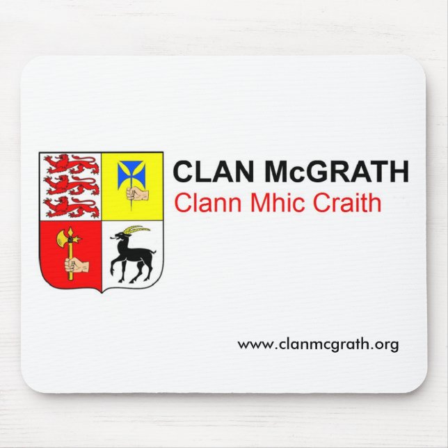 Clan McGrath Mouse Mat (Front)