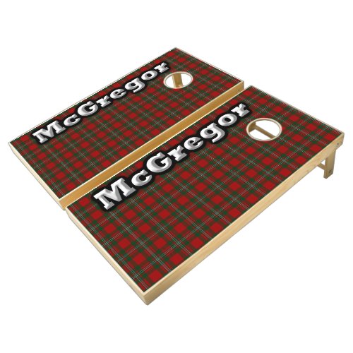 Clan McGregor MacGregor Tartan Dynasty Cornhole Set