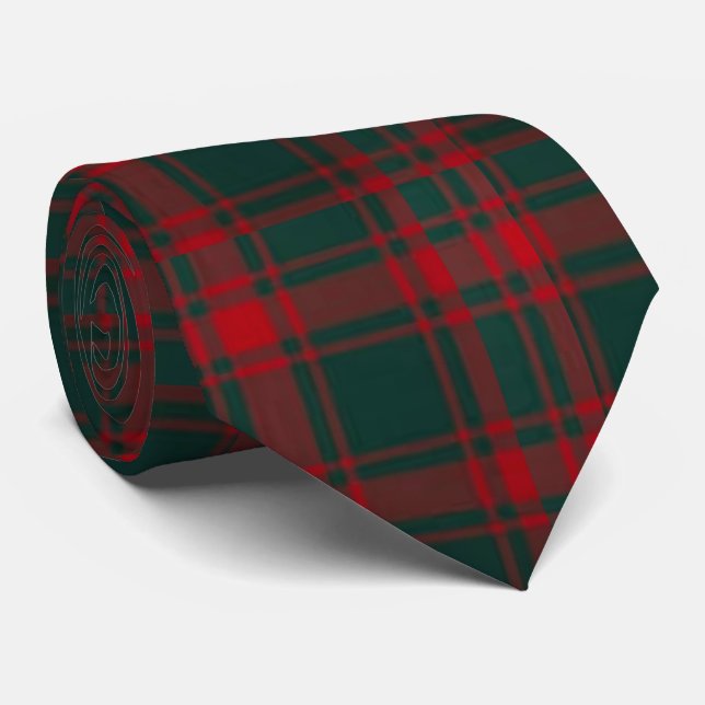 Clan Middleton Tartan Plaid   Neck Tie (Rolled)