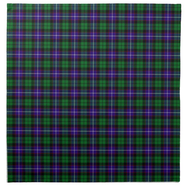 Clan Mitchell Tartan Cloth Napkin (Front)